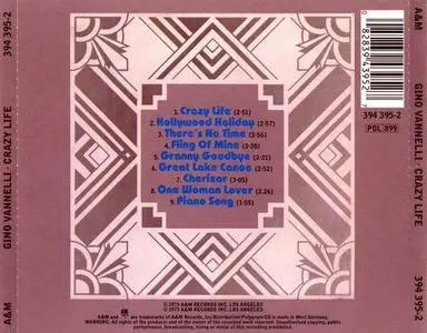 Gino Vannelli - 15 albums