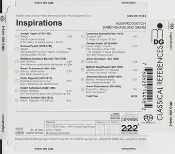 VA - Inspirations: MDG Classical References (2007) {Hybrid-SACD // ISO & HiRes FLAC} 
