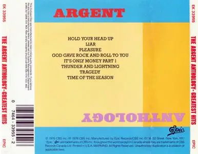 Argent - The Argent Anthology: A Collection of Greatest Hits (1976)