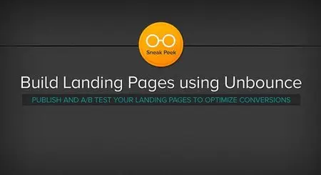 Build Landing Pages Using Unbounce