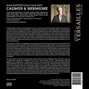 Vincent Dumestre, Le Poème Harmonique - Lully: Cadmus & Hermione (2020)