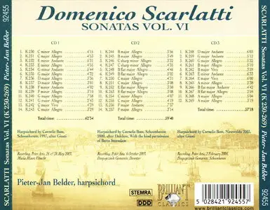 Domenico Scarlatti - Complete Sonatas - Pieter-Jan Belder  [Vol.6]