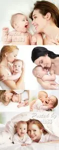 Stock Photo - Maternity, Mother with Baby