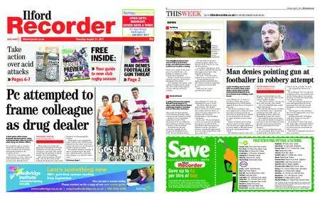 Ilford Recorder – August 31, 2017