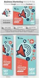 GraphicRiver - Business Online Marketing Web & Facebook Banners