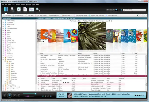 Helium Music Manager  2009.0.0.6535