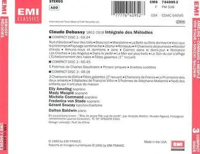 Elly Ameling, Michele Command, Mady Mesplé, Gérard Souzay, Frederica Von Stade - Debussy: Mélodies (1991) (Repost)