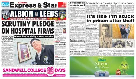 Express and Star Sandwell Edition – March 02, 2019