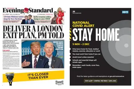 London Evening Standard – November 06, 2020