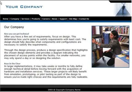 Full Site Template (html + psd) 