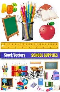 Stock Vectors - School Supplies