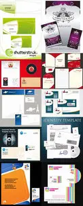 Corporate identity vector templates