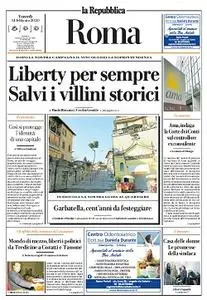 la Repubblica Roma - 14 Febbraio 2020