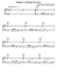 When i think of you - Janet Jackson (Piano-Vocal-Guitar)