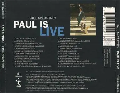Paul McCartney - Paul Is Live (1993)