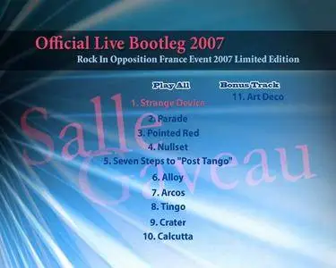 Salle Gaveau - Official Live Bootleg (2007)