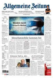 Allgemeine Zeitung Mainz - 26. Oktober 2017