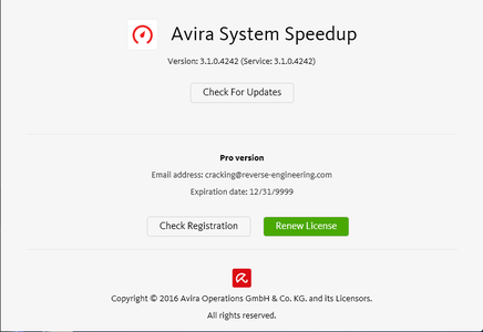 Avira System Speedup Pro 3.1.0.4242 Final