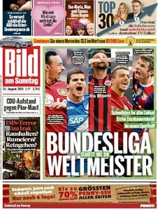 Bild am Sonntag, 24. August 2014