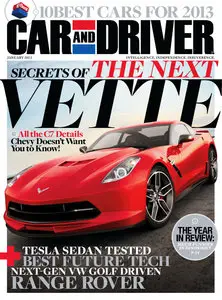 Car and Driver January 2013 (USA)