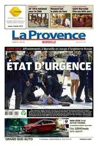 La Provence Marseille du Dimanche 12 Juin 2016