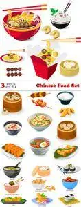Vectors - Chinese Food Set