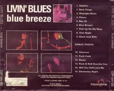 Livin' Blues - Blue Breeze (1976) {1997, Reissue}