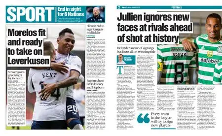 The Herald Sport (Scotland) – August 06, 2020