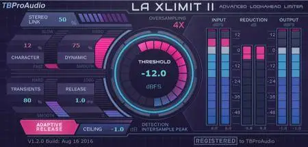 TBProAudio LA xLimit II v1.2.0 WiN / OSX