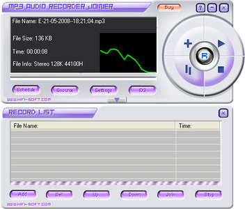 Portable HiFi MP3 Audio Recorder Joiner v2.11