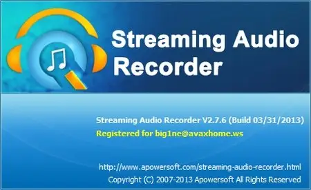 Apowersoft Streaming Audio Recorder 2.7.6
