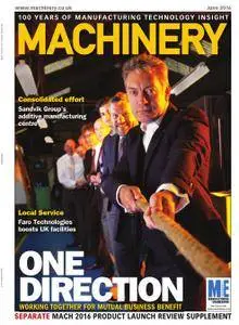 Machinery Magazine - June 2016