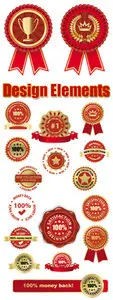 Red Design Elements 