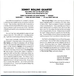 Sonny Rollins - 5 Original Albums with full original artwork (2016) {5CD Set Prestige - originally released 1956}