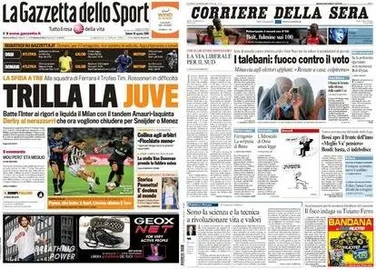 Corriere della Sera + Gazzetta dello Sport 17-08-2009