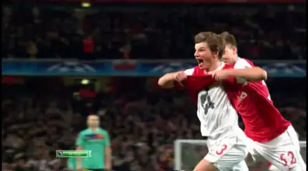 Arsenal - Barselona 2-1. Goal Arshavin.
