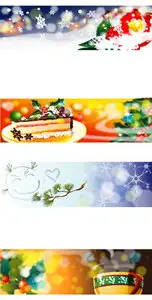 Beautiful Christmas banner material