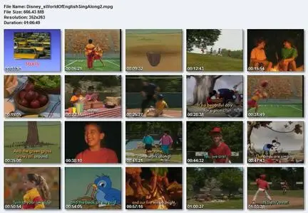 Disney's World Of English Sing Along 2 Basic Abcs