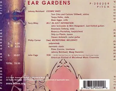 American Festival of Microtonal Music Ensemble - Ear Gardens (2006) {Pitch P-200209}