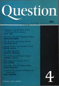 New Humanist - Question, January 1971