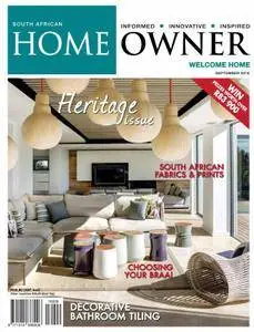 South African Home Owner - September 01, 2016