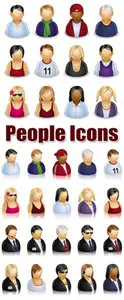 People Icons Vector