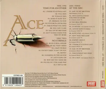 Ace - Time For Another & No Strings & At the BBC (2011) 3CD Set