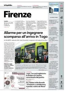 la Repubblica Firenze - 5 Ottobre 2018
