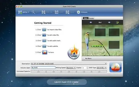 AnyMP4 Super DVD Creator 6.1.27 Mac OS X