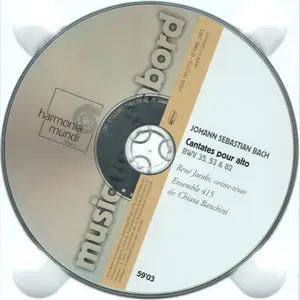 Johann Sebastian Bach - Ensemble 415 / Banchini - Alto Cantatas (1987, reissue 2003, Harmonia Mundi # HMA 1951273)