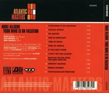 Mose Allison - Your Mind Is on Vacation (1975) [Remastered 2004]