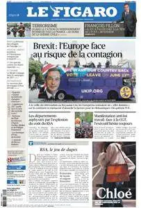 Le Figaro du Mercredi 22 Juin 2016