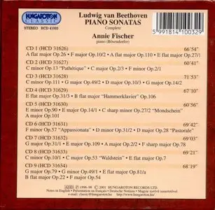 Annie Fischer · Complete Beethoven Piano Sonatas [9 CD set] [Re-Up]