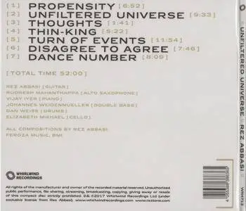 Rez Abbasi - Unfiltered Universe (2017) {Whirlwind Recordings}